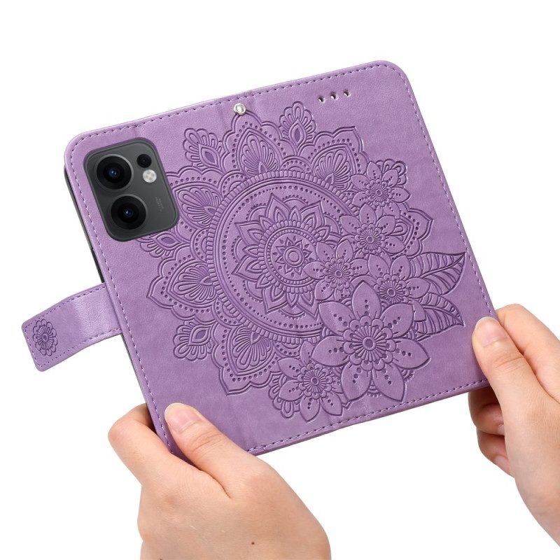Lederhüllen Für Oppo Reno 13f 4g / 5g / 13 Fs 5g Mandala-print