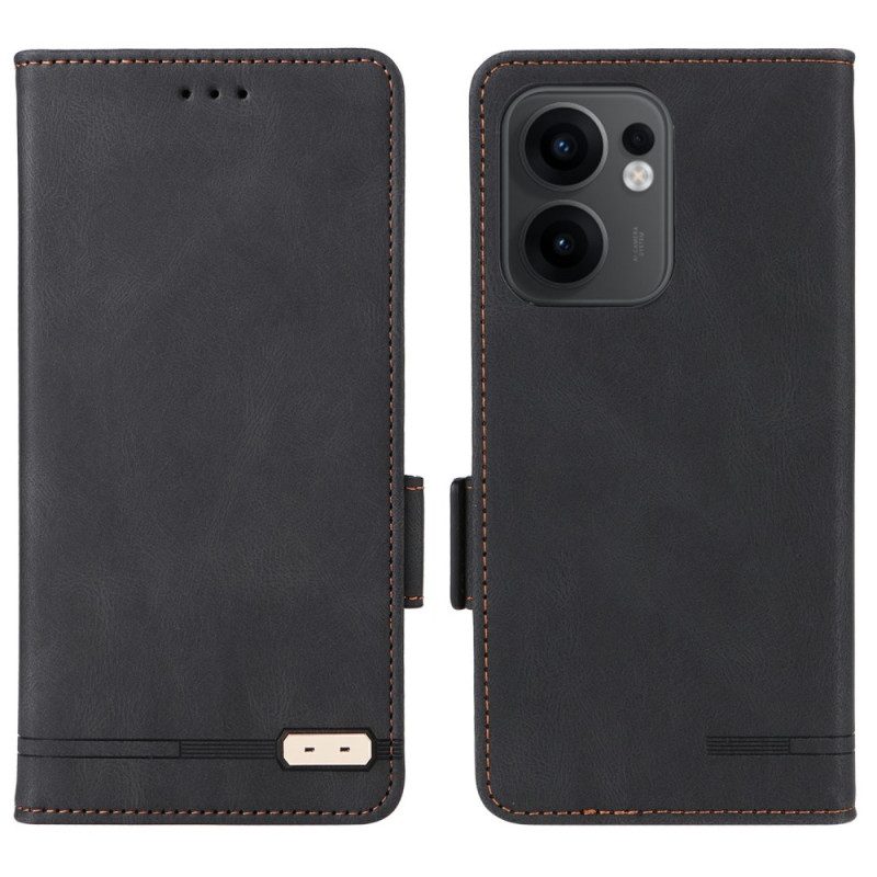 Lederhüllen Oppo Reno 13f 4g / 5g / 13 Fs 5g Handyhülle Retro-design