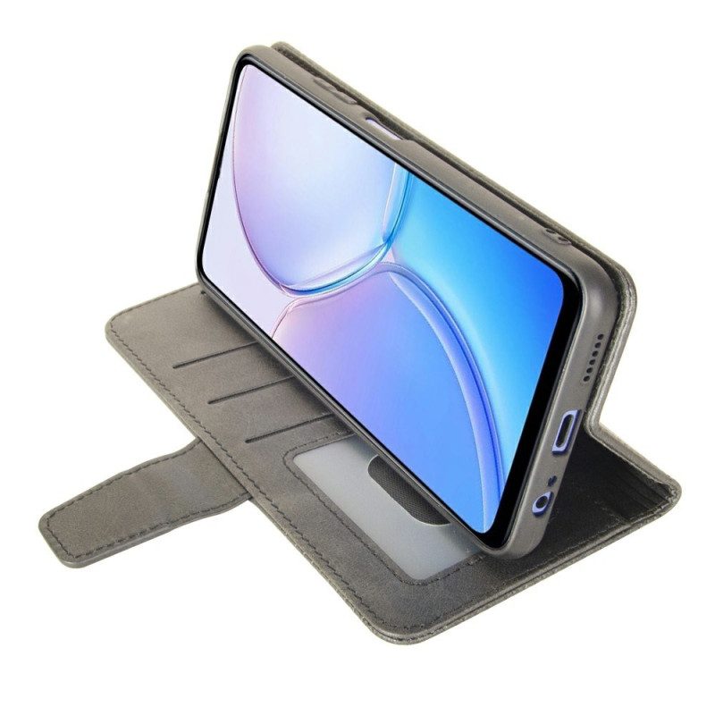 Lederhüllen Oppo Reno 13f 4g / 5g / 13 Fs 5g Idewei Streifen