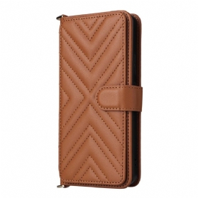 Lederhüllen Oppo Reno 13f 4g / 5g / 13 Fs 5g Premium-retro-schultertasche Mit Lanyard