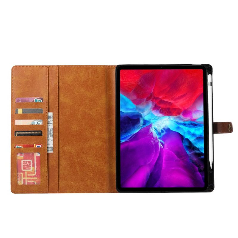 Flip Case Für iPad Pro 11" (2021) Business-stil Mit Riemen