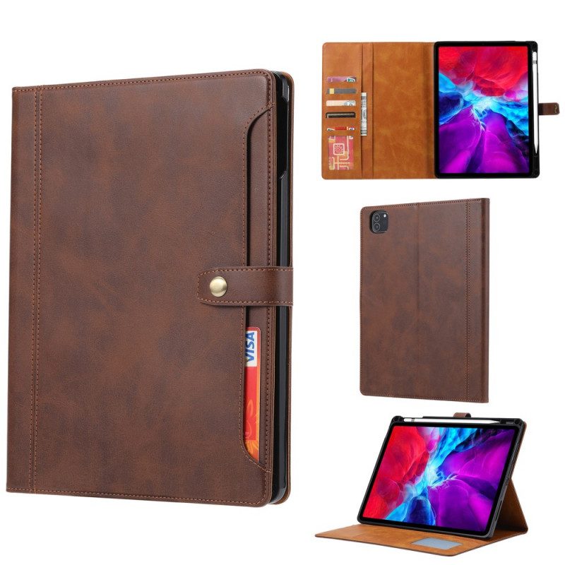Flip Case Für iPad Pro 11" (2021) Business-stil Mit Riemen