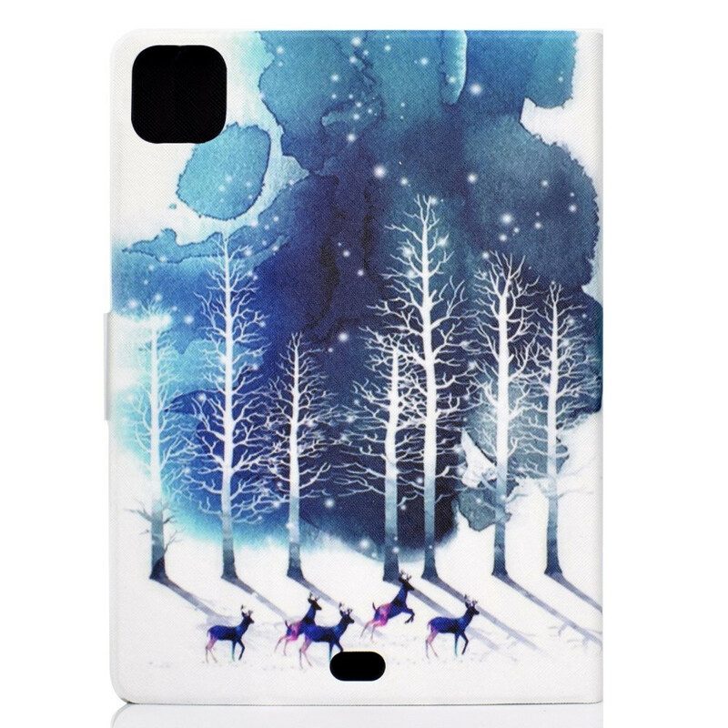 Lederhüllen Für iPad Pro 11" (2021) Schneehirsch