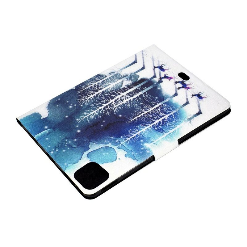 Lederhüllen Für iPad Pro 11" (2021) Schneehirsch