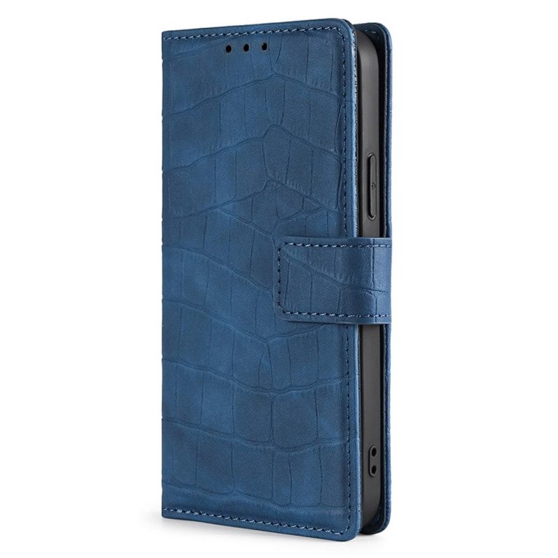 Flip Case Für OnePlus Nord CE 2 Lite 5G Krokodilleder-stil