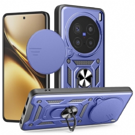 Hülle Für Vivo X200 Pro Schiebebare Kameraabdeckung Und Integrierter Ständer