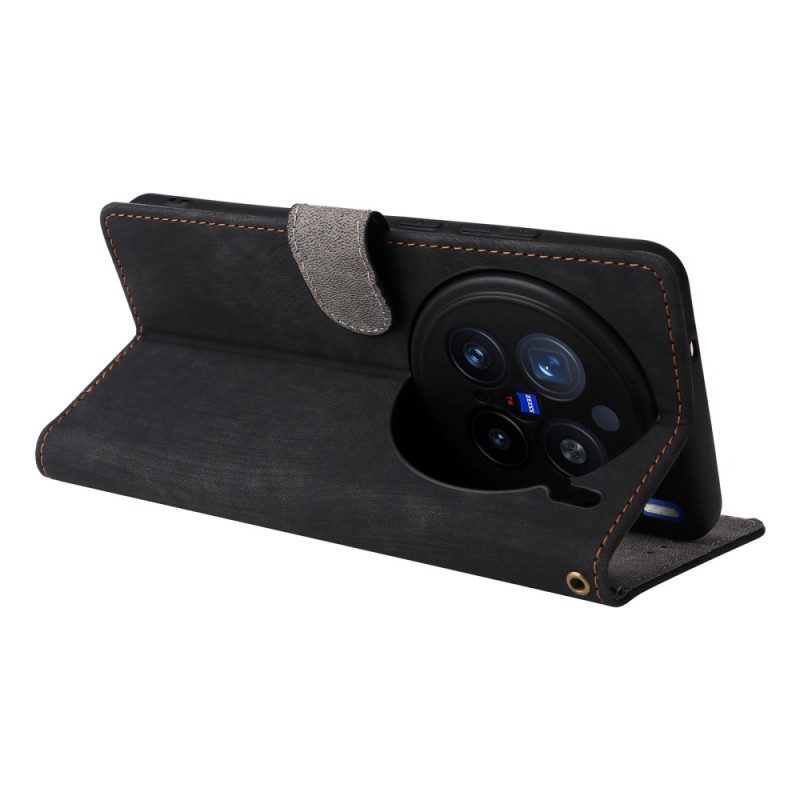 Lederhüllen Vivo X200 Pro Armband In Wildlederoptik