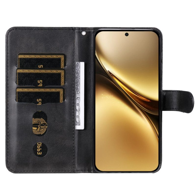 Lederhüllen Vivo X200 Pro Reißverschluss-geldbörse