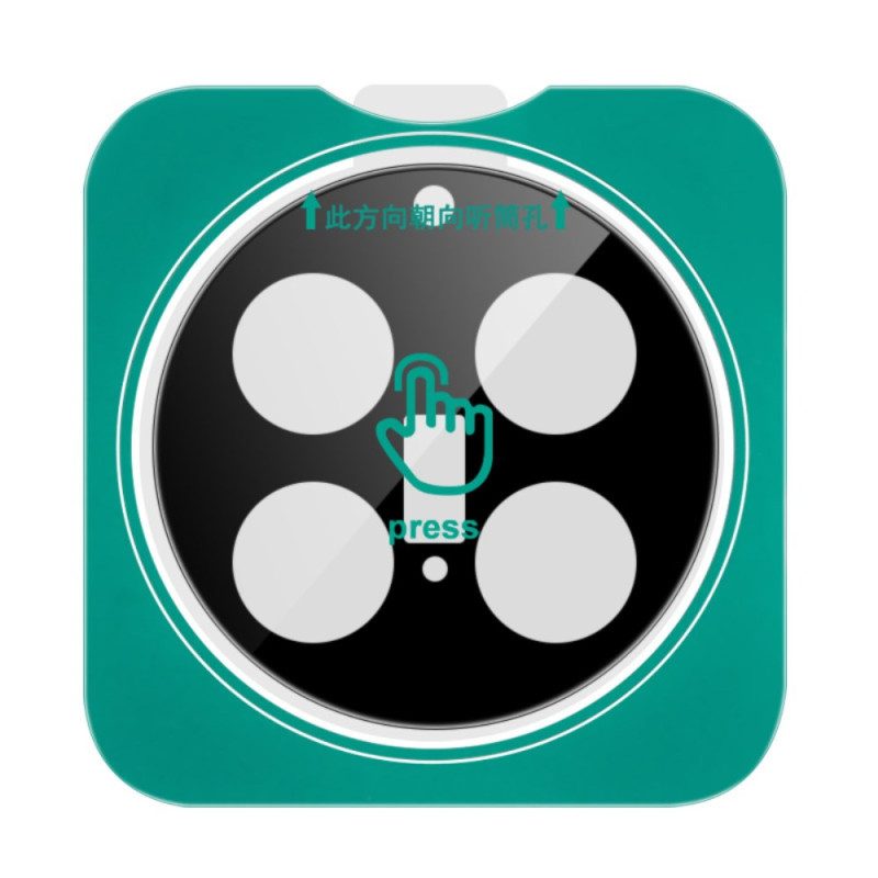 Linsenschutz Aus Gehärtetem Glas Für Vivo X200 Pro Mit Selbstpositionierendem Rahmen (schwarze Version)