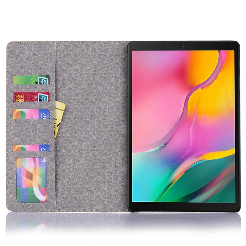 Case Für Samsung Galaxy Tab S6 Lite Vintage-karte