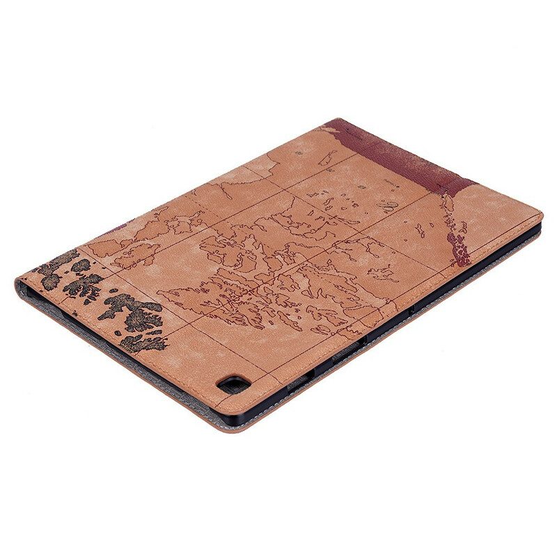 Case Für Samsung Galaxy Tab S6 Lite Vintage-karte