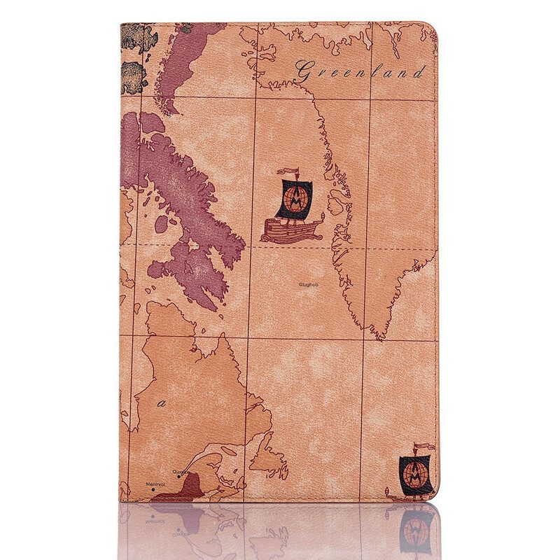 Case Für Samsung Galaxy Tab S6 Lite Vintage-karte