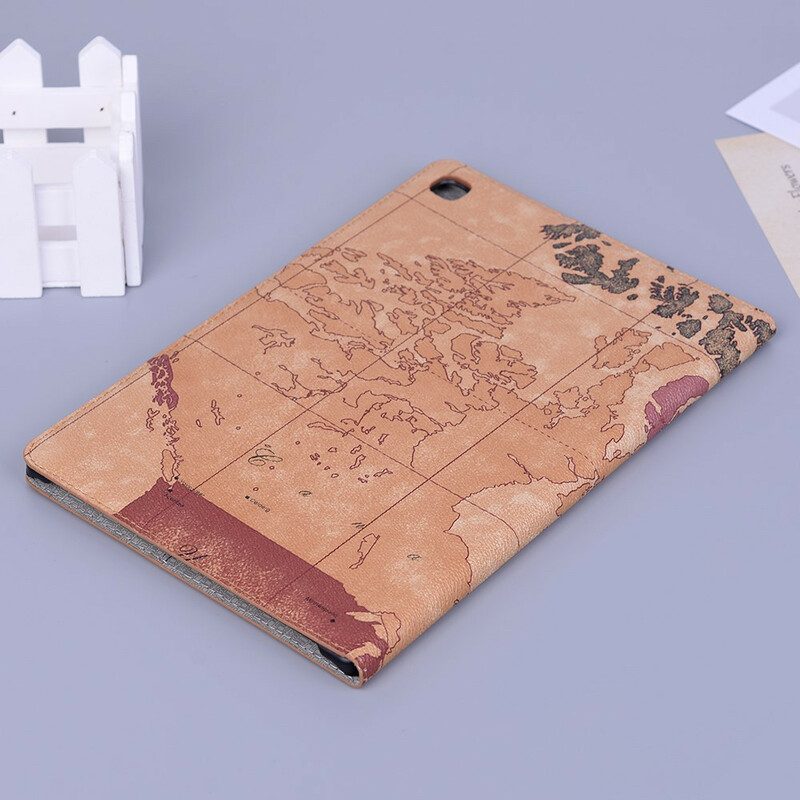 Case Für Samsung Galaxy Tab S6 Lite Vintage-karte