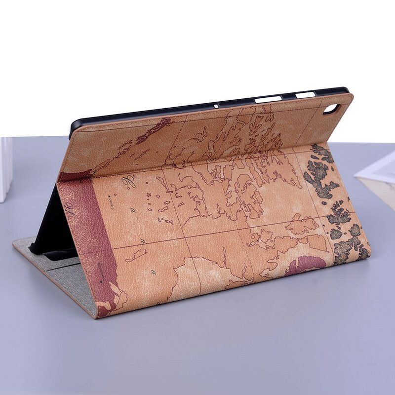 Case Für Samsung Galaxy Tab S6 Lite Vintage-karte