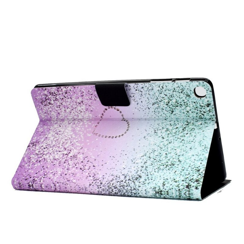 Flip Case Für Samsung Galaxy Tab S6 Lite Glänzende Pailletten