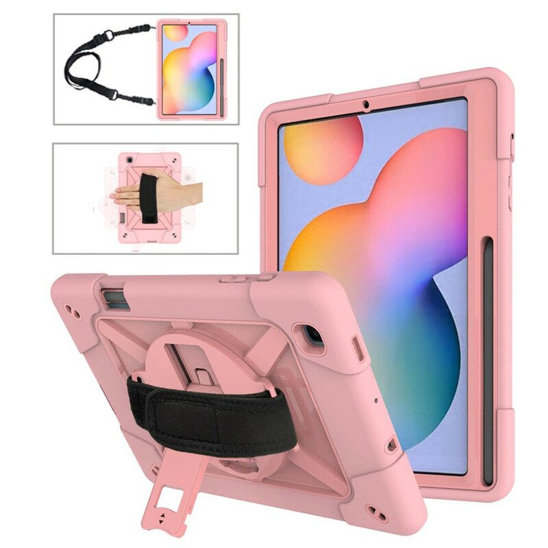 Hülle Für Samsung Galaxy Tab S6 Lite Riemen Und Schultergurt