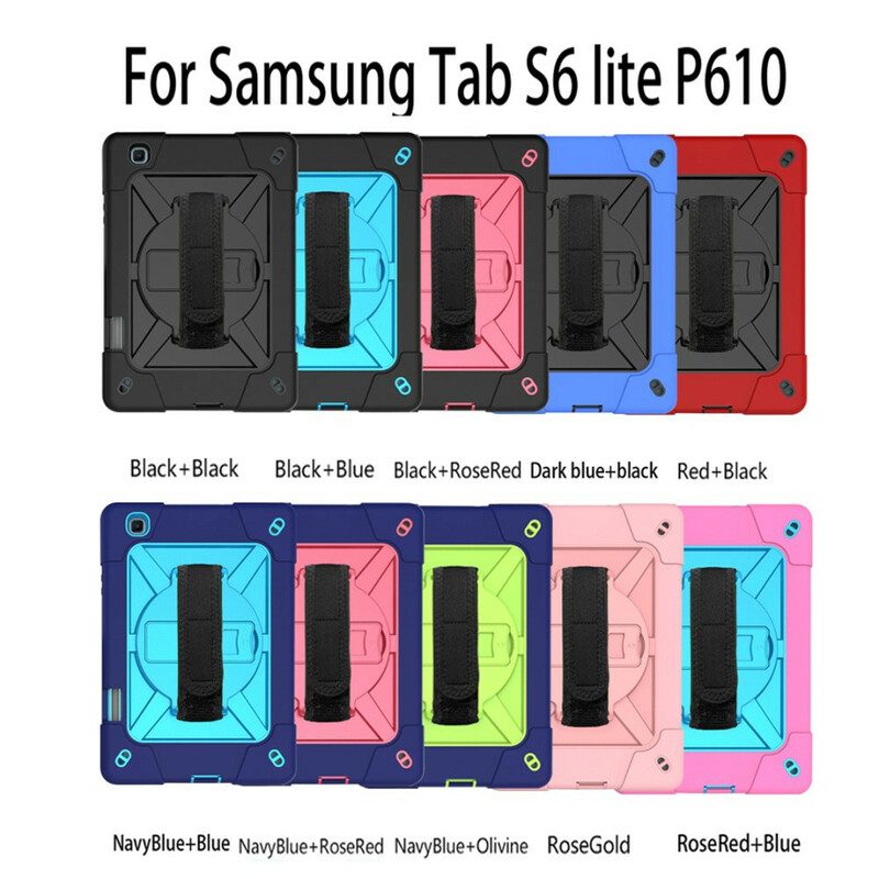 Hülle Für Samsung Galaxy Tab S6 Lite Riemen Und Schultergurt