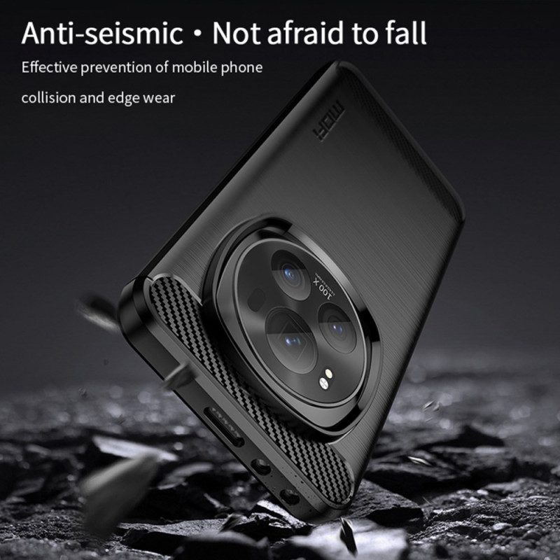 Hülle Für Honor Magic 6 Pro Mofi Gebürstete Kohlefaser