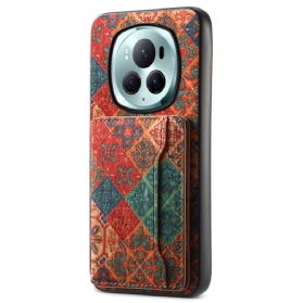 Hülle Honor Magic 6 Pro Handyhülle Kartenhalter Mit Blumenmuster