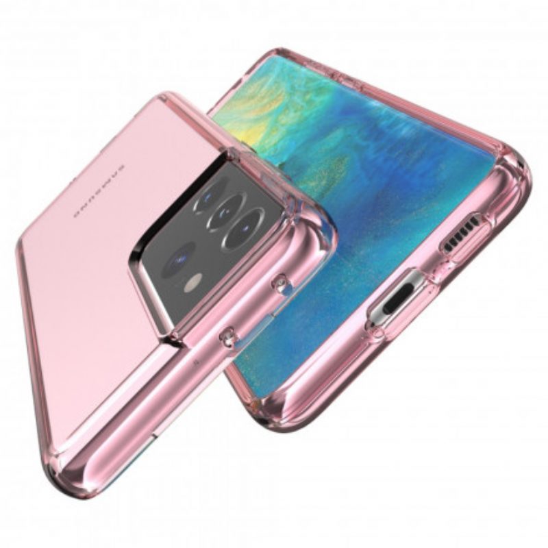 Handyhülle Für Samsung Galaxy S21 Ultra 5G Farbig Transparent