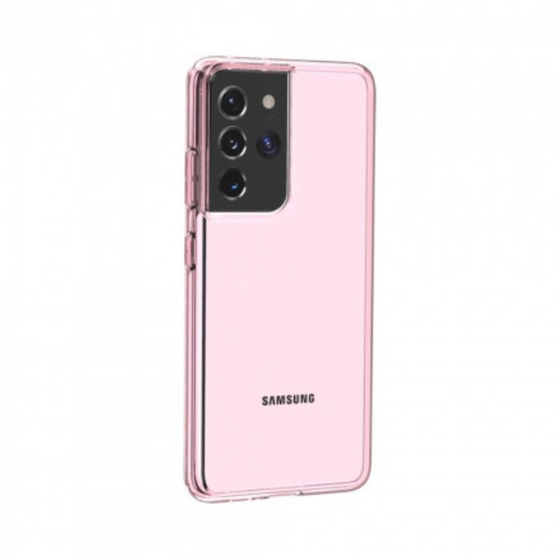 Handyhülle Für Samsung Galaxy S21 Ultra 5G Farbig Transparent
