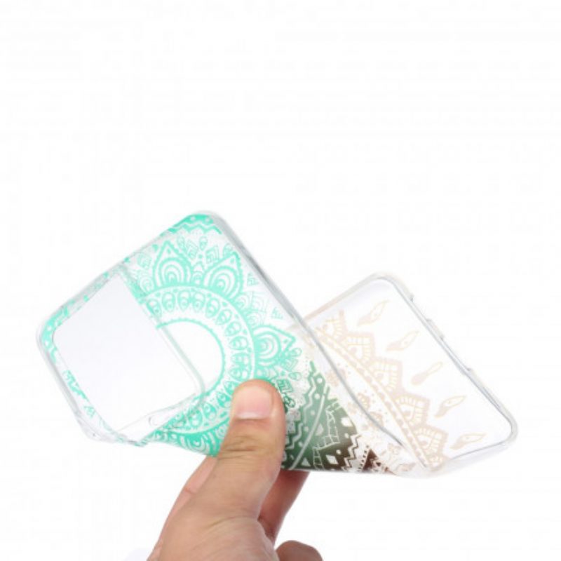 Hülle Für Samsung Galaxy S21 Ultra 5G Nahtloses Blumenmandala