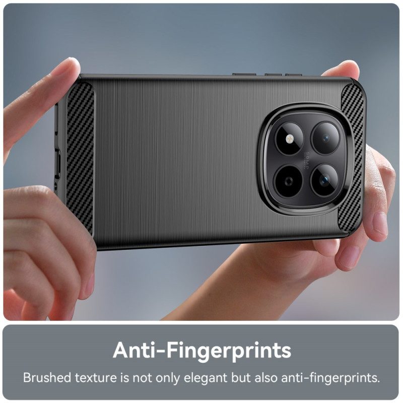 Hülle Xiaomi Redmi Note 15 Pro 5g Gebürstete Kohlefaser