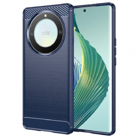 Handyhülle Für Honor Magic 5 Lite Gebürstete Kohlefaser