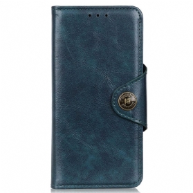 Lederhüllen Für Honor Magic 5 Lite Knopf Aus Lacklederimitat