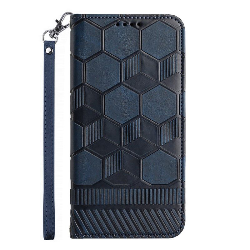 Lederhüllen Für Samsung Galaxy A14 / A14 5G Fußball-ball-muster