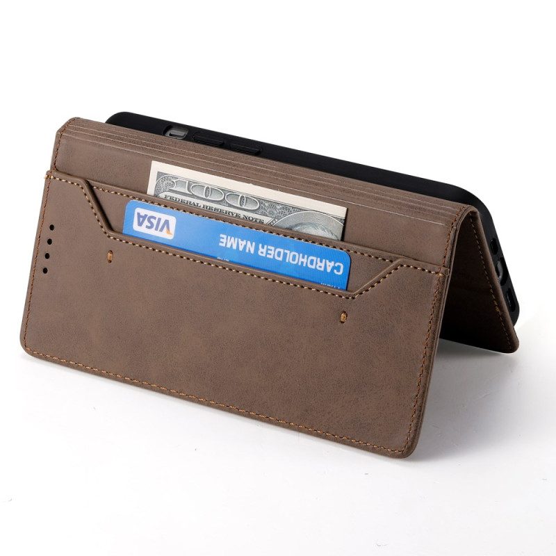 Flip Case Für Xiaomi Redmi Note 14 4g Vintage Rfid-schutz