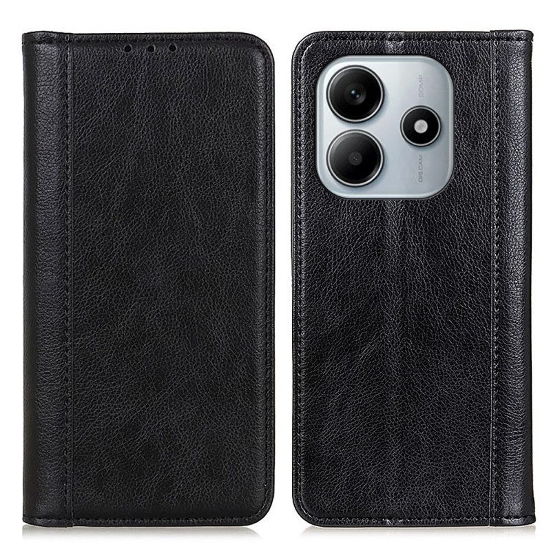 Flip Case Xiaomi Redmi Note 14 4g Handyhülle Spaltleder