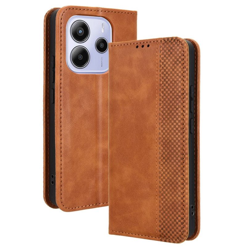 Flip Case Xiaomi Redmi Note 14 4g Handyhülle Vintage-rahmen