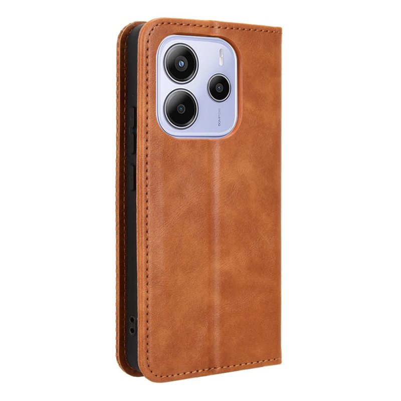 Flip Case Xiaomi Redmi Note 14 4g Handyhülle Vintage-rahmen