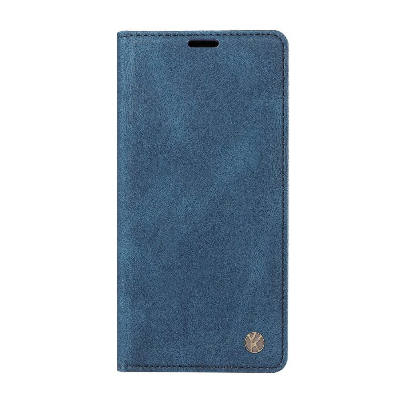 Flip Case Xiaomi Redmi Note 14 4g Ykatu Wildlederoptik In Hellbraun