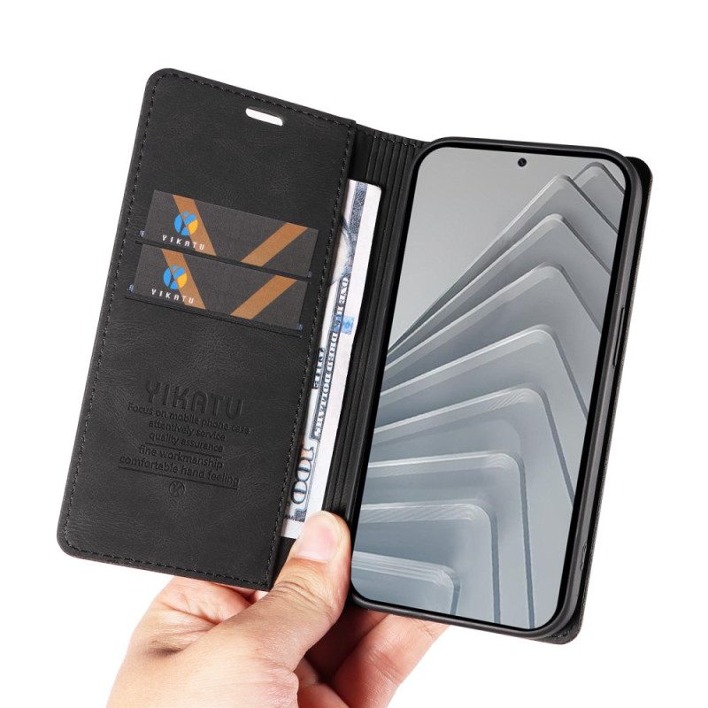 Flip Case Xiaomi Redmi Note 14 4g Ykatu Wildlederoptik In Hellbraun