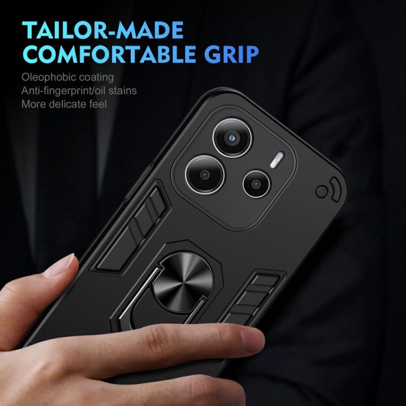 Hülle Für Xiaomi Redmi Note 14 4g Hybrid Mit Ringhalterung