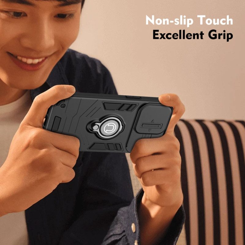 Hülle Für Xiaomi Redmi Note 14 4g Verschiebbarer Kameraschutz Und -halter