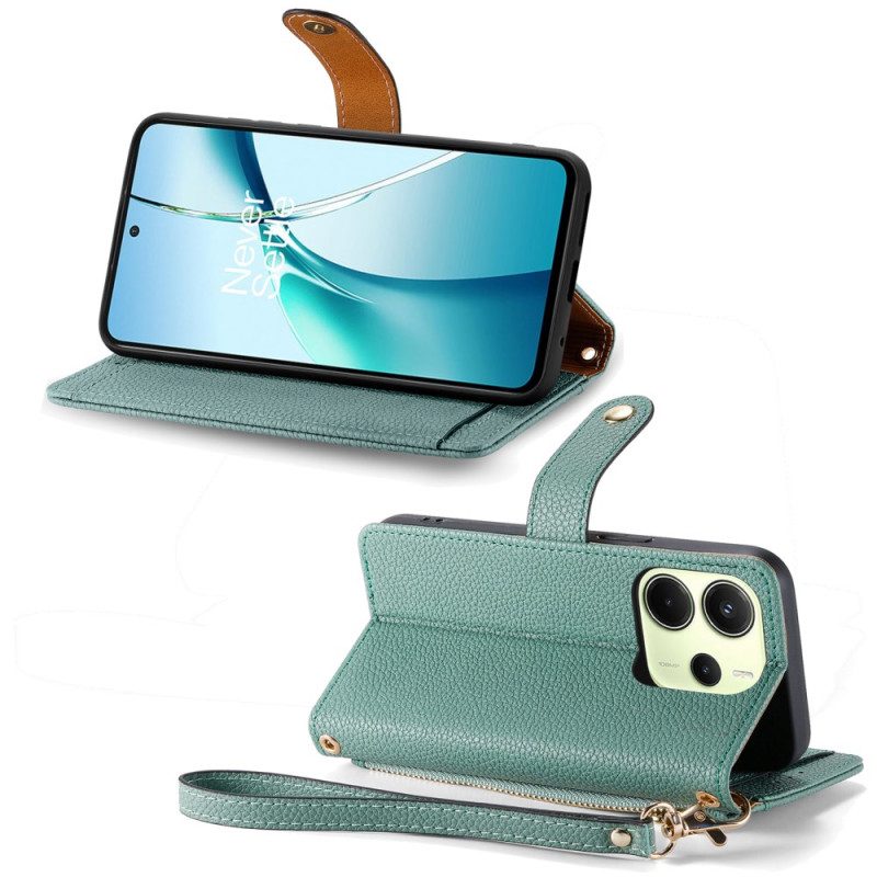 Lederhüllen Für Xiaomi Redmi Note 14 4g Geldbörse Mit Herzdesign