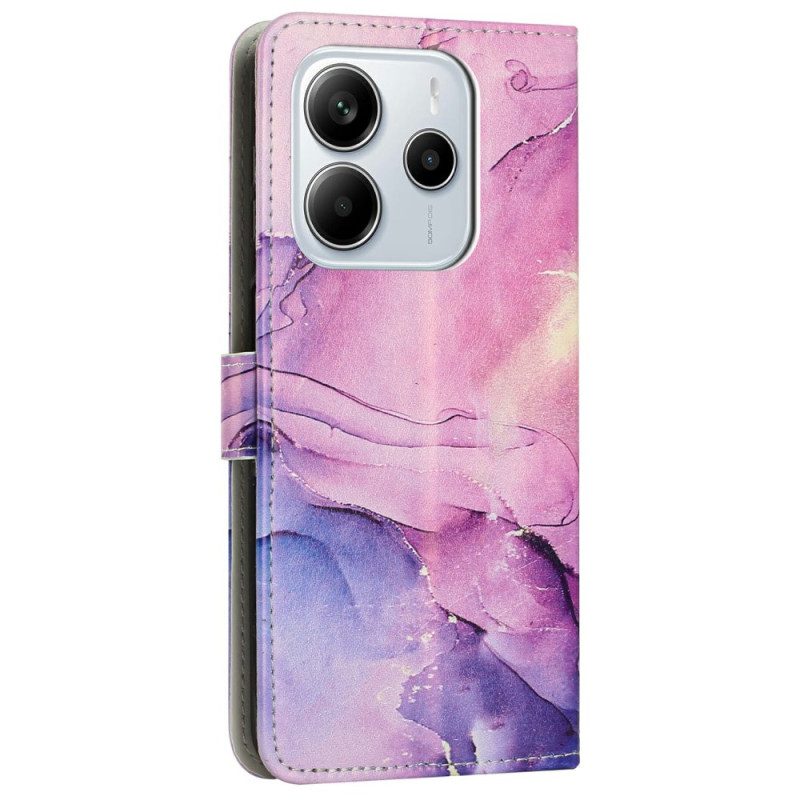 Lederhüllen Für Xiaomi Redmi Note 14 4g Marmoroptik