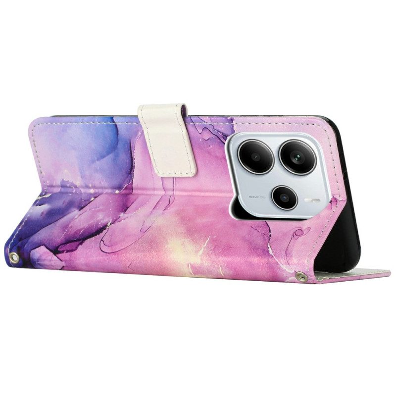 Lederhüllen Für Xiaomi Redmi Note 14 4g Marmoroptik