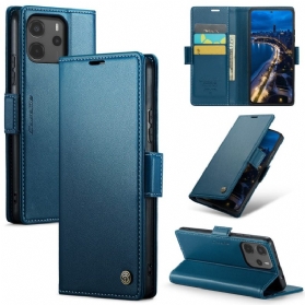 Lederhüllen Für Xiaomi Redmi Note 14 4g Rfid-blockierungstechnologie