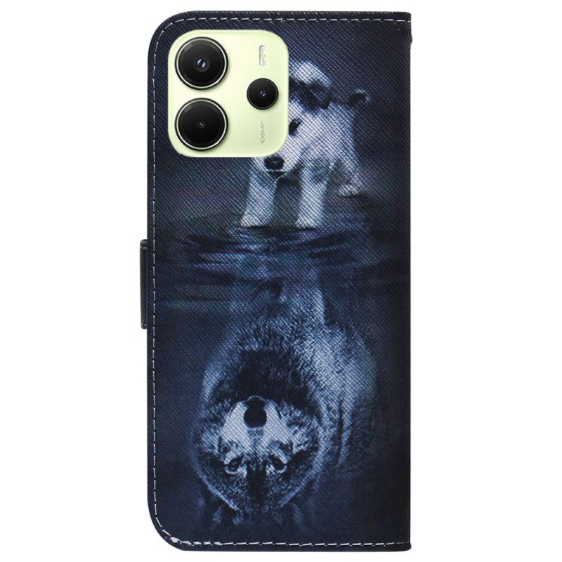 Lederhüllen Für Xiaomi Redmi Note 14 4g Welpentraum