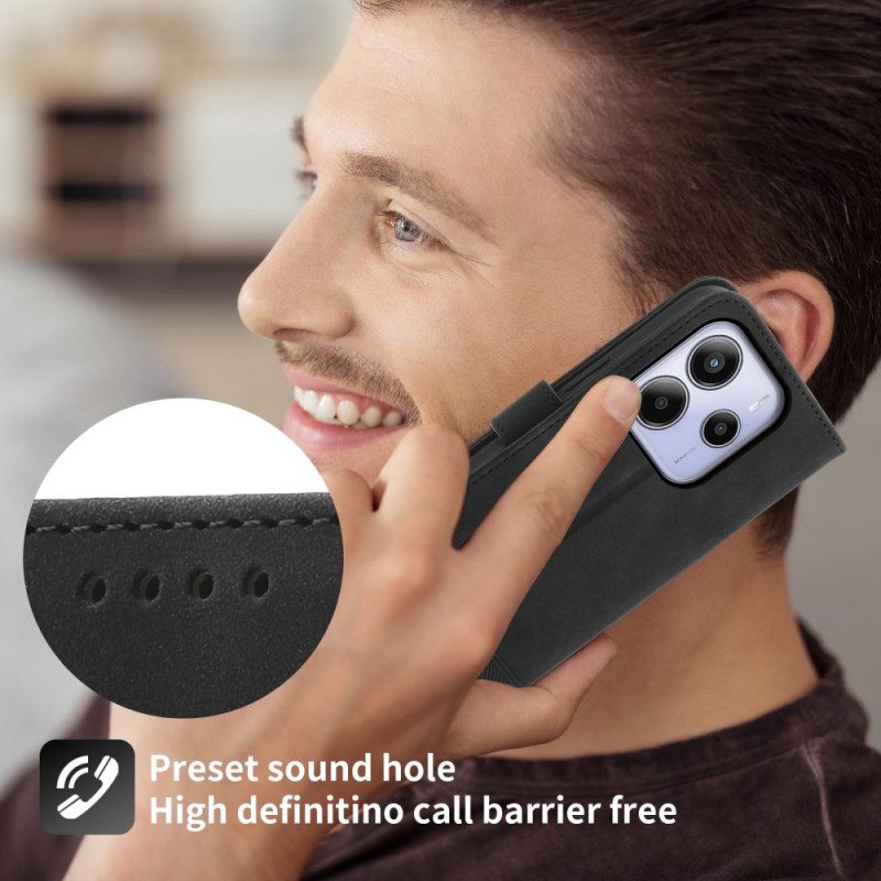 Lederhüllen Xiaomi Redmi Note 14 4g Handyhülle Dierfeng