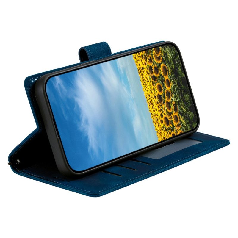 Lederhüllen Xiaomi Redmi Note 14 4g Handyhülle Schulterriemen In Wildlederoptik