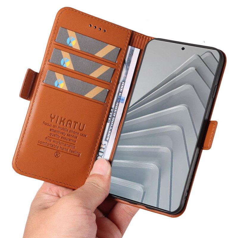 Lederhüllen Xiaomi Redmi Note 14 4g Handyhülle Yikatu