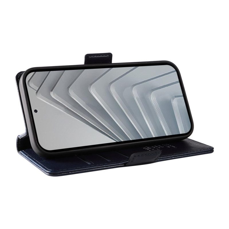 Lederhüllen Xiaomi Redmi Note 14 4g Litschi-textur Ykatu