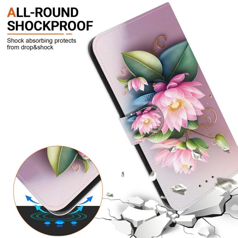 Lederhüllen Xiaomi Redmi Note 14 4g Lotus