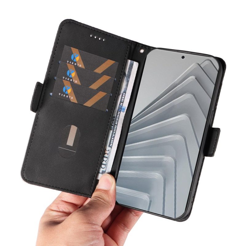 Lederhüllen Xiaomi Redmi Note 14 4g Rautenmuster