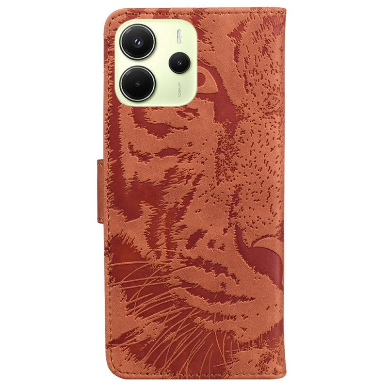 Lederhüllen Xiaomi Redmi Note 14 4g Tigerprint
